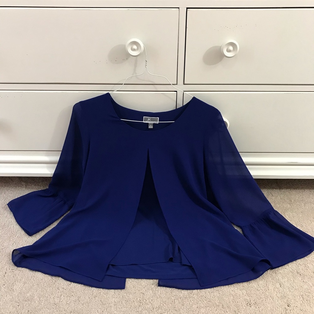 Jm collection crinkle top